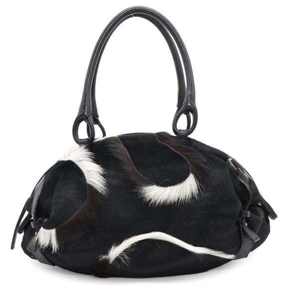 Salvatore Ferragamo Handbags - SALVATORE FERRAGAMO Black Leather Bag